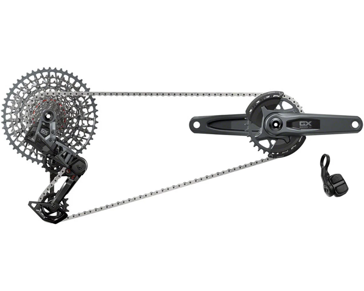 SRAM GX Eagle T-Type Transmission AXS Groupset (Black/Silver) (12 Speed) (175mm) (32T) (UDH)